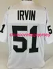 Män kvinnor ungdom Bruce Irvin Custom Sewn White Football Jersey XS-5XL 6XL