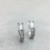 100% 925 Sterling Silver Hook Earring Originele winkelbox voor 18K Rose Gold Stud -oorbellen Kerstcadeau voor vrouwen WJL47517753074