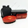MOQ 100 Set LOGO personalizzato OEM Kit per la cura dei capelli/barba in legno rosso con scatola per borsa per uomo, baffi, barba, set di spazzole e pettini