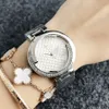 Marka kwarcowy zegarek na rękę dla kobiet Lady Girl crystal style metalowy pasek ze stali zegarki G31