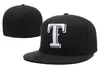 Hazır Stok Rangers T mektubu Beyzbol kapaklar Yağma Hip Hop Şapka Erkekler Için Casquette Kemik Aba Reta Gorras Kemikler kadın Donatılmış Şapkalar