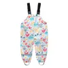 Jumpsuits enfants enfants enfants garçons filles pantalons de pluie pour bébé garçon fille épreuve de dessin animé d'été