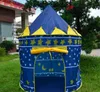 Tenda infantil Jogar Casa Dobrável Yurt Prince Prince Jogo Castelo Indoor Rasta Rowling Crianças Brinquedos