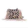 حقائب الأطفال الأطفال Leopard Leopard Handbags محافظ الأزياء على الكتف Bag Girls All-Match Cross-Body Body Candies Wallet DD506