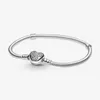 Cadeau de bijoux pour femmes en argent sterling 925 Bracelet de brins de perles perlé créateur de bricolage adapté au luxe de charme Pandora