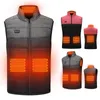 Men's Jackets Stand Collar Thicken USB Heated Winter Waistcoat For Hunting