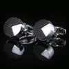 銅製のフランスの黒いパターンカフスjewelryシャツのカフスリンクのための宝石類のシャツカフスリンクのためのカフスの宝石類ボタンカフリンクスAE59821791119