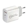 Chargeur rapide USB type-c QC 3.0 PD 18W, pour iPhone 12 Mini Pro Max, double Ports, prise EU US UK AU, adaptateur de charge rapide et sûr, chargeur mural