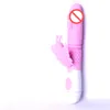 Hot Butterfly G-spot Vibrating Dildo 30 Speeds Dual Vibration Vibrator Stick Sex Toys Products Waterproof USB Rabbit Vibrator