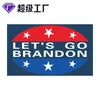 DHL3 * 5 pies permite ir a Brandon Trump Electoral bandera presidencial de doble cara 150 * 90 cm 2024 BIDEN SXM3