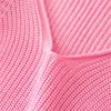 Sexy Tiefem V-ausschnitt Herbst Winter Pullover Pullover Frauen Weibliche Gestrickte Pullover Schlank Langarm Rosa pullover Y1110