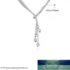 Новый стиль 925 серебряное ожерелье из пяти сердец змеиной цепь женского очарования партия партия свадьба мода ювелирные изделия фабрика цена эксперт дизайн качества новейший стиль