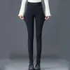 Негабаритные джинсы женщин плюс размер 26-38 тощий джинсовые карандашные брюки с высокой талией черные растягивающие брюки женские ретро женские