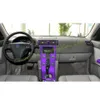 Para Volvo S40 V50 C30 Panel de Control Central Interior manija de puerta pegatinas de fibra de carbono 5D calcomanías accesorios de estilo de coche 235S