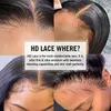 HD Przezroczyste kręcone koronki przednie peruki Ludzkie włosy 130% Gęstość Pre zepsuty 13x4 Kinky Closure Wig dla czarnych kobiet Diva1