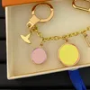 Fashion Flower Desigers KeyChain Charm Designer Key Rings for Mens and Women Jewelry Party Lovers Gift Keyring With Box New 220123241N