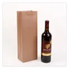 Wrap regalo 10pcs borse da imballaggio creativo Borsa di carta con corda per imballaggio portatore di bottiglie con olio di vino rosso
