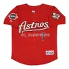 Custom Sewing Craig Biggio Red 2005 World Series Jersey Men Men Młodzież Baseball Jersey XS-6XL