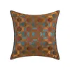 Coussin/oreiller décoratif 2 pièces couleur Caramel lumière housse de luxe 45*45 cm canapé jeter décor à la maison pour coussin de lit de voiture