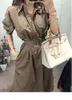 Прибытие моды корейских женщин Summe платье на шнуровке старинные Vestido халат Femme ed Sukienki 210520
