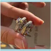 Jóias branca fêmea redonda redonda jóias de cristal rosa ouro sier cor anéis de casamento para mulheres Bonito nupcial zircão anel de anel de noivado de gota de