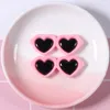 Heart Miniature Sunglasses Frame Doll Glasses Toys Figurines Eyes Clothes Accessories Pet Dog Cat 4.2 x 1.5cm 1221986