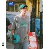 Inflationen Oversized Hip Hop Tshirts Män Streetwear 2021 Ny vintage Rolig Utskrift Svart Tshirts Par Casual Tees 1547s21 G1217