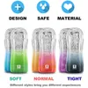 Masterbation for Men Transparent Vacuum Vagina Real Pussy Masterbation Cup Spiral SEXSHOP Sex Sextoy Male Pocket Pussy X0320