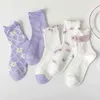 chaussettes à volants mignons