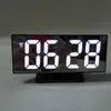 Multifunctionele digitale wekker LED-display spiegel klok snooze tijd nachttafel Desktop reloj desertador met USB-kabel 211112