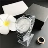 Luxury Brand Silver Watch Mens Klockor AR1400 AR1401 AR1403 41mm Fashion Dress DateJust 5 Färg Ring Rostfritt Stålrörelse