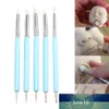 Double-Ended Dotting Set Nail Art Embossing Ceramic Modeling Tools Pottery Craft Art Silicone Clay Thermoplastic Brushes