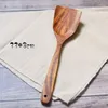 Houten spatel teakhout gebruiksvoorwerpen non-stick pan spatulas lange handvat maaltijd lepel natuurlijke vergiet koken tool servies rh3917