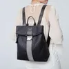 Outdoor Bags Women Fashion Casual Crystal Shoulder Bag Soft Leather Backpack Travel Female Ladies School BlACK For Teenager5116436