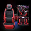 Autocovers Universal Car Accessories Interior Seats Cover For Sedan Full Set Adjustable Durable Washable PU Leather Fiveseaters C44419792