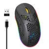 Il mouse wireless 2.4G può essere caricato RGB Light USB Game Sensore ottico PC Gamer Mouse per computer per mouse per giochi per laptop