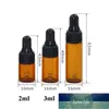 50Pcs 2ml/3ml/5ml Essential oil Bottles Empty Travel Refillable Glass Bottles With Glass Droppers Mini Sample Glass Jars