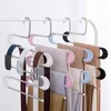Hangers & Racks 5 Layers Stainless Steel Clothes Trousers Jeans Pants Towel Hanger S Shape Rack Storage Multilayer