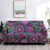 Mandala Bohemen Sofa Cover Stretch SnowCover Sectional Elastische Couch Cover voor Woonkamer L Vorm Leunstoel Cover 1/2/3/4 Seater 211102