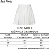 Rapwriter Preppy Style Letter Embroidery High Waist Mini Skirt Woman Fashion Korean White Pleated Short femme faldas 210629