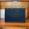 Vrouwen handtassen Rive Gauche Tote Bag boodschappentas handtas hoge kwaliteit mode linnen Grote strandtassen luxe designer reistas