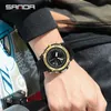 NEW SANDA Janpan Electronic Movement Men Watch Sport Waterproof Shockproof Digital Watch Fashion Alarm Clock Relogio Masculino G1022