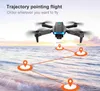 E99 Pro Drone Professional 4K HD Dual Cámara DUAL INTELIGENTE UAV Automático Evitar la altura plegable Mantiene Mini Quadcopter 2022