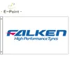 Японский флаг Falken Tire 3*5 футов (90 см * 150 см) полиэстеровые флаги, украшение для баннера, летающий дом и сад, праздничные подарки