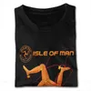 Мотоцикл Isle Man TT TEE Мужские 3-6XL с короткими рукавами Желтый o Желтые рубашки шеи G1222