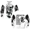 Męskie Bluzy Bluzy Jezus Jest My Bóg Casual Hoodkie Spring Unisex Druk 3D Sublimacja Sublupy Sweter Harajuku Moda Moda / Kobiety