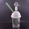 7.5INCH Glass Cup Vatten Bong Rör Hookah Koncentrat DAB Oljeplattformar Recycler Bubber Vattenrör med Dome Nail 14mm Glasoljebrännare Rör