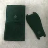 1 pçs relógios bolsos presente saco de armazenamento verde relógio proteger bolso verde suave flanela bolsa masculino ou feminino228n