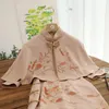 Ropa étnica elegante Slim Qipao + Mantón Vestido chino de dos piezas Mujeres Hanfu Robe tradicional Oriental Femenino Vestido Chino Otoño Cheongs