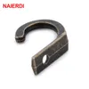 NAIERDI 30PCS Small Antique Hooks Wall Hanger Curved Buckle Horn Lock Clasp Hook For Wooden Jewelry Box Furniture Hardware 210626